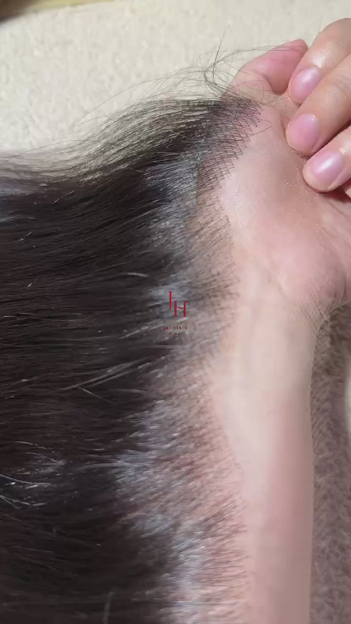 Raw Vietnamese Straight HD Lace Frontal (Précommande)